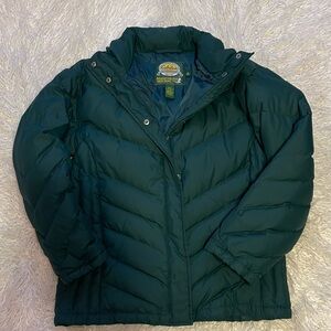 Cabela's Premier Northern Goose Down Jacket - Forest Green